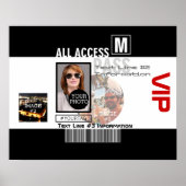 Machen Sie Ihren eigenen VIP Pass 8 Wege zu person Poster (Vorne)