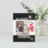Machen Sie Ihren eigenen VIP Pass 8 Wege zu person Postkarte (Stehend Vorderseite)