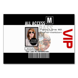 Machen Sie Ihren eigenen VIP Pass 8 Wege zu person Tischnummer