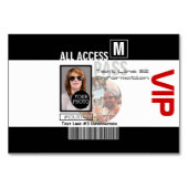 Machen Sie Ihren eigenen VIP Pass 8 Wege zu person Tischnummer (Vorderseite)