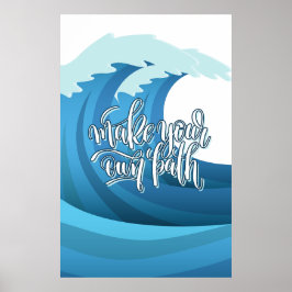 Machen Sie Ihren eigenen Weg | Motivierend Angebot Poster
