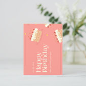 Machen Sie Ihren Geburtstag wieder großartige Einl Einladungspostkarte (Stehend Vorderseite)