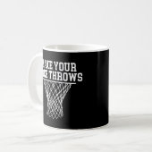Machen Sie Ihren kostenlosen Thread Vintag Basketb Kaffeetasse (Vorderseite Links)