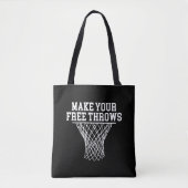Machen Sie Ihren kostenlosen Thread Vintag Basketb Tasche (Vorderseite)