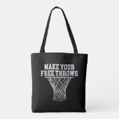 Machen Sie Ihren kostenlosen Thread Vintag Basketb Tasche (Rückseite)