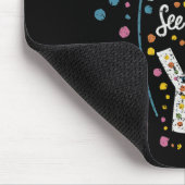Machen Sie Ihren Mark Happy Dot Day 2024 Lüster Mousepad (Ecke)