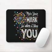 Machen Sie Ihren Mark Happy Dot Day 2024 Lüster Mousepad (Mit Mouse)