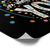 Machen Sie Ihren Mark Happy Dot Day 2024 Lüster Poster (Ecke)