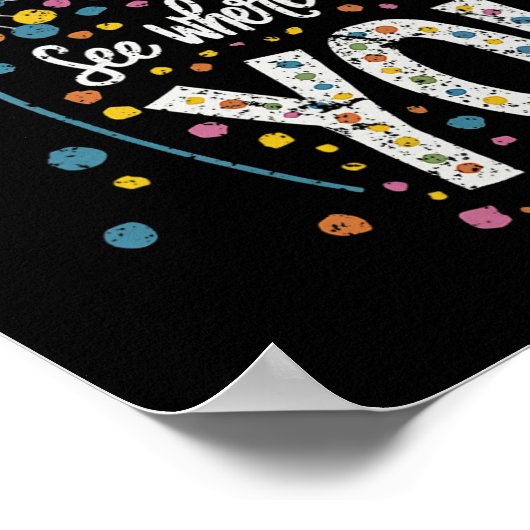 Machen Sie Ihren Mark Happy Dot Day 2024 Lüster Poster (Ecke)