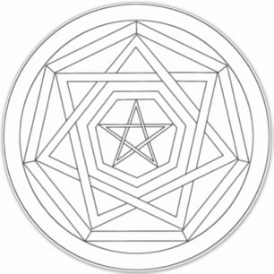 Machen Sie Ihren Sigil Sigillum Dei Aufkleber
