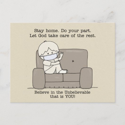 Machen Sie Ihren Teil Postkarte (Vorderseite)