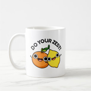 Machen Sie Ihren zest Funny Citrus Frucht Puff Kaffeetasse