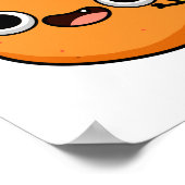 Machen Sie Ihren zest Funny Citrus Frucht Puff Poster (Ecke)