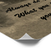 MACHEN SIE IMMER IHR BESTES Poster (Ecke)