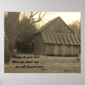 MACHEN SIE IMMER IHR BESTES Poster (Vorne)