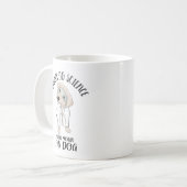 Machen Sie immer Wissenschaft mit Ihrem Labrador H Kaffeetasse (Vorderseite Links)