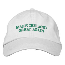 Machen Sie Irland wieder groß Bestickte Mütze Iris Baseballkappe