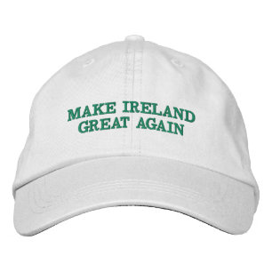 Machen Sie Irland wieder groß Bestickte Mütze Iris Baseballkappe