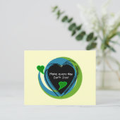 Machen Sie jeden Tag den Tag der Erde Postkarte (Stehend Vorderseite)