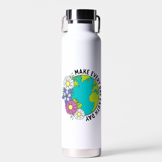 Machen Sie jeden Tag einen Umweltschützer Trinkflasche (Vorne)