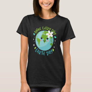 Machen Sie jeden Tag Niedlichen Planeten Rettend U T-Shirt