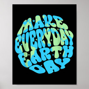 Machen Sie jeden Tag zum Tag der Erde 2026 Planet  Poster