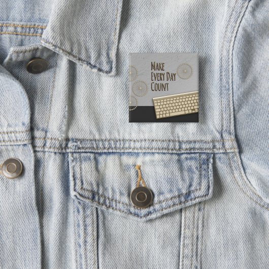 Machen Sie jeden Tageszählung dunkelgrau Button (Beispiel)