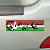 Machen Sie Kabob-nicht Kriegs-Autoaufkleber Autoaufkleber (Auf Auto)