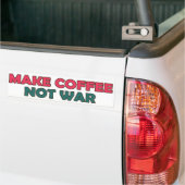 Machen Sie Kaffee-nicht Krieg Autoaufkleber (Auf Lkw)
