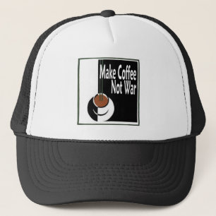 Machen Sie Kaffee-nicht Krieg Truckerkappe