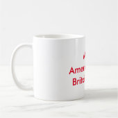 Machen Sie Kaffee-Tassen-Rot Amerikas Kaffeetasse (Links)