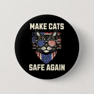 Machen Sie Katzen wieder sicher Trump Katzen für T Button