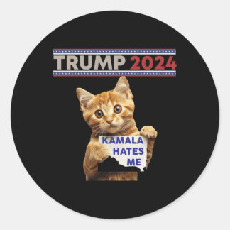 Machen Sie Katzen wieder sicher Trump Katzen für T Runder Aufkleber