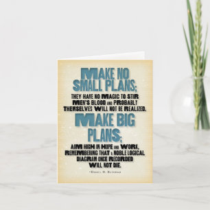 Machen Sie keine kleine Plananmerkungskarte Karte