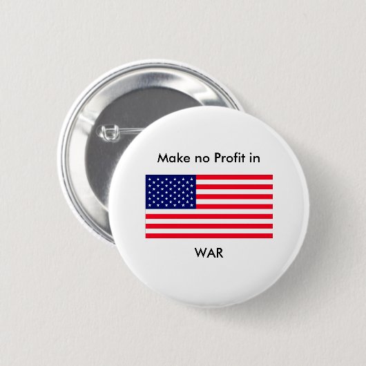 Machen Sie keinen Gewinn in KRIEG jGibney den Button (Vorne & Hinten)