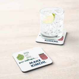 Machen Sie Kimchi! Getränkeuntersetzer