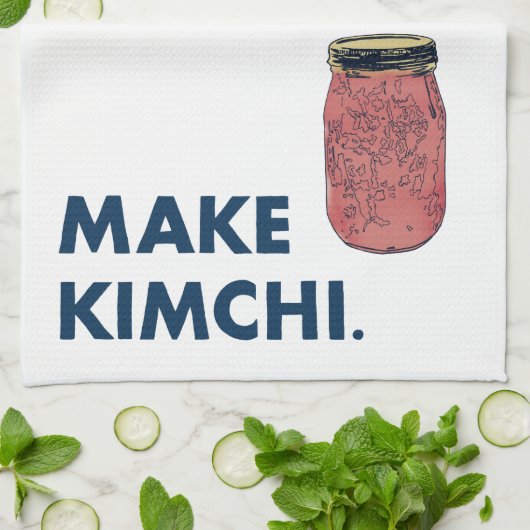 Machen Sie Kimchi! Handtuch (Gefaltet)