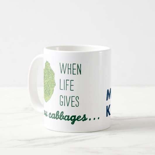 Machen Sie Kimchi! Kaffeetasse (Vorderseite Links)