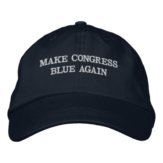Machen Sie Kongress-Blau wieder Bestickte Kappe (Vorderseite)
