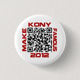 Machen Sie Kony berühmten 2012 Video-QR Code Button