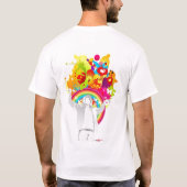 machen Sie Krieg der Liebe nicht T-Shirt (Rückseite)