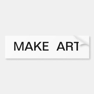 Machen Sie Kunst Autoaufkleber