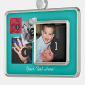 Machen Sie leicht Ihre eigene Foto-Anzeige mit 4 Rahmen-Ornament Silber (Links)