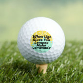 Machen Sie Lemonade Golf Ball (Insitu T-Shirt)