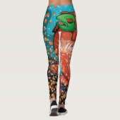 Machen Sie Liebe, kein Kiesel-Bergwerk Leggings (Rückseite)