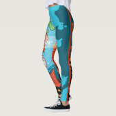 Machen Sie Liebe, kein Kiesel-Bergwerk Leggings (Links)