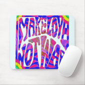 Machen Sie Liebe-nicht Krieg Mousepad (Mit Mouse)