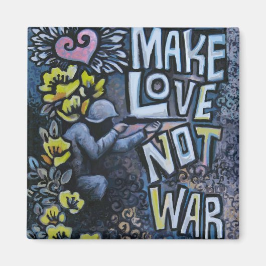 Machen Sie Liebe, nicht Krieg: Propaganda Magnet (Vorne)