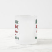 Machen Sie Liebe nicht Lutefisk lustigen Mattglastasse (Mittel)