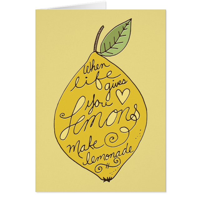 Machen Sie Limonade-Zitrone (Vorne)